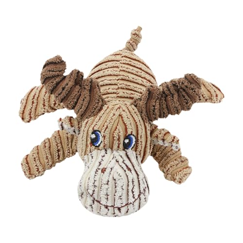 Renchey Hund Quietschspielzeug,Welpen Plüschquietschspielzeug,Beschäftigtes Haustier Kauspiel Niedliches Interaktives Spiel | Für Innen Außen Garten Hof Garage Wohnzimmer von Renchey