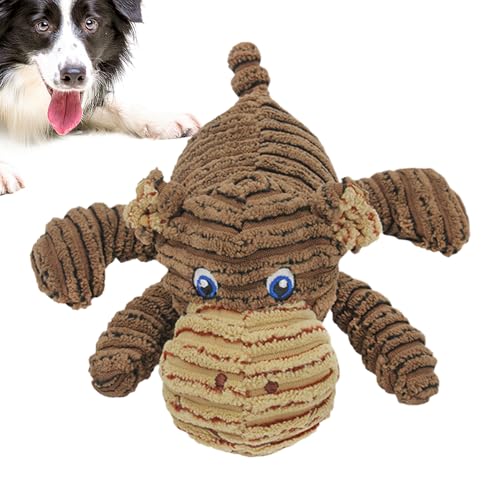 Renchey Hundespielzeug Kauspielzeuge, Beruhigendes Welpen Plüschspielzeug, Niedliches Tier Zahmspiel Haustier Interaktives Spiel, Für Innen Außen Garten Wohnzimmer Garage Hof von Renchey