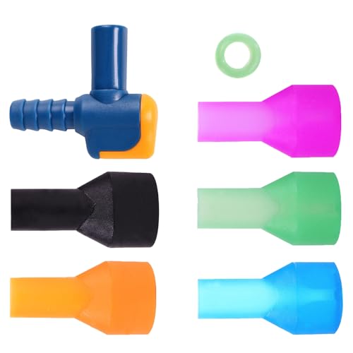 Renchey Hydration Bladder Bite Valve Ersatz - Beißventil Schlauchdüse Ersatz für Trinkblase,Silikon Auslauf Für Wandern Trekking Campen Jagen Radfahren Renchey Hydration Bladder Bite Valve Ersatz - Beißventil Schlauchdüse Ersatz für Trinkblase,Silikon Auslauf Für Wandern Trekking Campen Jagen Radfahren von Renchey