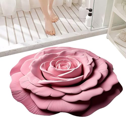 Renchey Kieselgur Badematte - Kieselgur Fußmatte - Schnelltrocknend Waschbar 40x40cm Schöne Fußmatte Mit Blumenmuster Renchey Kieselgur Badematte - Kieselgur Fußmatte - Schnelltrocknend Waschbar 40x40cm Schöne Fußmatte Mit Blumenmuster von Renchey