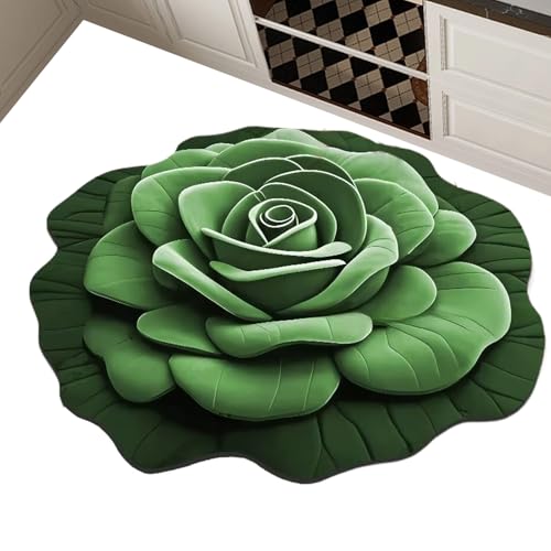 Renchey Kieselgur Badematte - Kieselgur Fußmatte - Schnelltrocknend Waschbar 40x40cm Schöne Fußmatte Mit Blumenmuster Renchey Kieselgur Badematte - Kieselgur Fußmatte - Schnelltrocknend Waschbar 40x40cm Schöne Fußmatte Mit Blumenmuster von Renchey