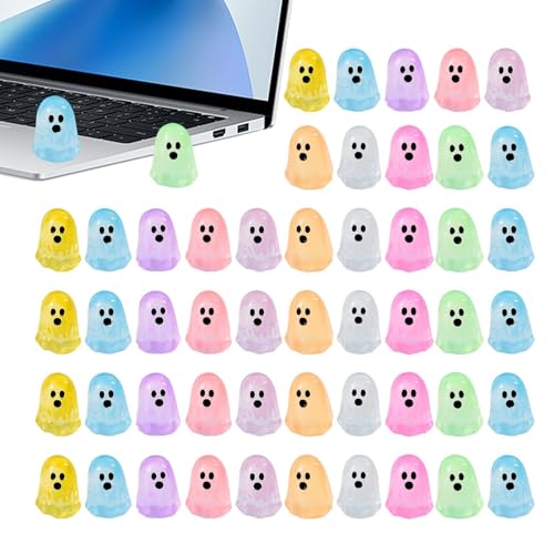 Renchey Kleine Figuren, Halloween Figuren Deko Aus Harz, 50 Teile Leuchtende Halloween Deko Für Büro Landschaft Garten Tisch Innenbereich Außenbereich Schreibtisch Kamin Rasen Renchey Kleine Figuren, Halloween Figuren Deko Aus Harz, 50 Teile Leuchtende Halloween Deko Für Büro Landschaft Garten Tisch Innenbereich Außenbereich Schreibtisch Kamin Rasen von Renchey