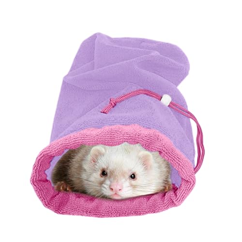 Renchey Kleintier Handtuch Tasche,Eichhörnchen Trockensack | Weiches Saugfähiges Haustier Badehandtuch Mit Kordelzug für Kaninchen, Welpen, Hamster, Kätzchen, Kleinvieh, von Renchey