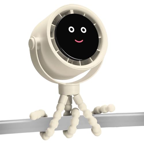Renchey Klemmventilator für Kinderwagen,Baby Ventilator Persönliche Kühlung - 5 Geschwindigkeitsstufen Aufladbar Baby Must-Haves 360° Drehbar Reisezubehör Outdoor Sommer Camping Renchey Klemmventilator für Kinderwagen,Baby Ventilator Persönliche Kühlung - 5 Geschwindigkeitsstufen Aufladbar Baby Must-Haves 360° Drehbar Reisezubehör Outdoor Sommer Camping von Renchey