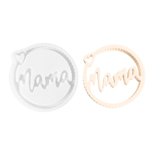Renchey Resin Pendant Mold | Handgemachte Formen Muttertags Schmuck - Runde Bastelform Für Deko Handwerk Erinnerungsgeschenk Geburtstag von Renchey