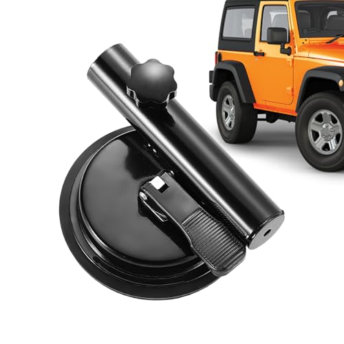 Renchey Saugnapf Flaggenhalter - Kfz Flaggenstangen Halterung | Auto Flaggenhalterung Mit Saugnäpfen Für Autofans Veranstalter Patrioten Montage Ohne Bohren von Renchey