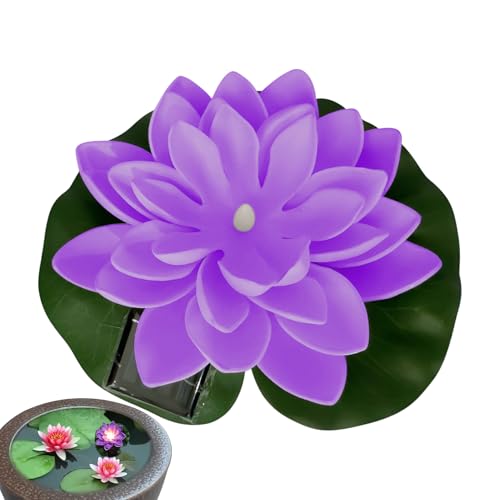 Renchey Schwimmende Solarleuchten - Solarteichleuchten Schwimmend Für Teich Pool Garten | Wasserdichte LED Gartenlaterne In Blumenform Für See Terrasse Garten Renchey Schwimmende Solarleuchten - Solarteichleuchten Schwimmend Für Teich Pool Garten | Wasserdichte LED Gartenlaterne In Blumenform Für See Terrasse Garten von Renchey