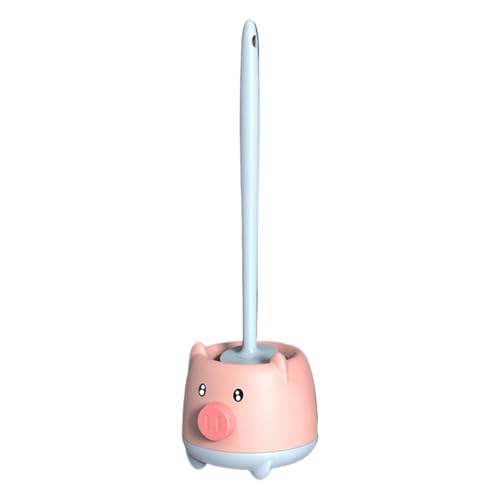 Renchey Toilettenbürste und Halter, Toilettenbürste und Halter, Effizienter Badezimmerreiniger im Cartoon-Tier-Design, Toilettenbürsten und -Halter mit verstellbarem Bürstenkopf Renchey Toilettenbürste und Halter, Toilettenbürste und Halter, Effizienter Badezimmerreiniger im Cartoon-Tier-Design, Toilettenbürsten und -Halter mit verstellbarem Bürstenkopf von Renchey