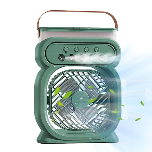 Renchey Tragbarer Nebellüfter | Persönlicher Tischventilator Mit Vernebelungsfunktion - Akkubetriebener Leiser Luftbefeuchter 3 Geschwindigkeitsstufen Für Schlafzimmer Wohnzimmer Outdoor Reisen Renchey Tragbarer Nebellüfter | Persönlicher Tischventilator Mit Vernebelungsfunktion - Akkubetriebener Leiser Luftbefeuchter 3 Geschwindigkeitsstufen Für Schlafzimmer Wohnzimmer Outdoor Reisen von Renchey