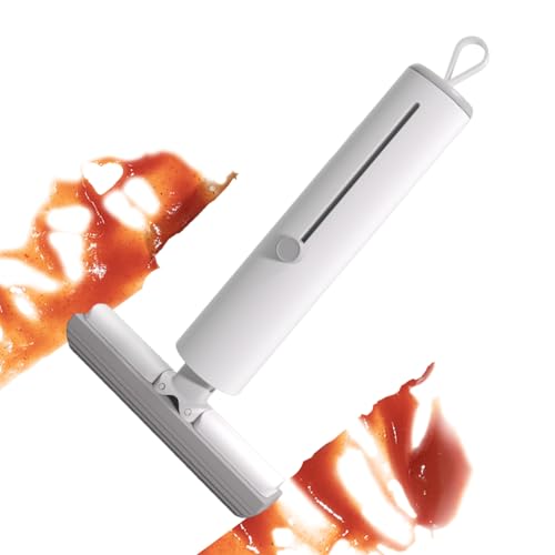 Renchey Wischmopp - Glasreiniger Mit Selbstauswringen | Entfernt Ölflecken von Tischen für Fliesen, Fensterscheiben, Küche & Bad, Wohnheim, Tierbereich, Auto von Renchey