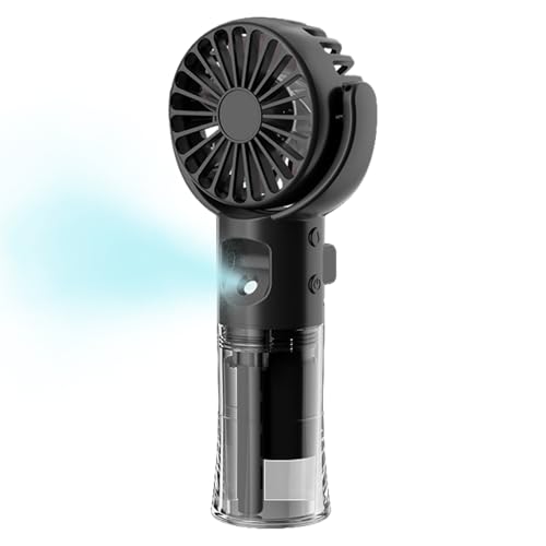Tragbarer Sprühventilator | Handventilator Mit Wasserkühlung Und USB Ventilator | Mini 4 Geschwindigkeitsstufen Wassersprühventilator | Für Reisen Büro Zuhause Draußen Camping von Renchey