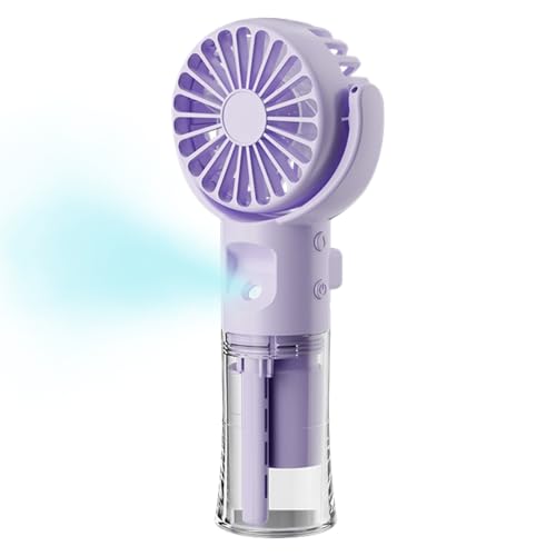 Tragbarer Sprühventilator | Handventilator Mit Wasserkühlung Und USB Ventilator | Mini 4 Geschwindigkeitsstufen Wassersprühventilator | Für Reisen Büro Zuhause Draußen Camping Tragbarer Sprühventilator | Handventilator Mit Wasserkühlung Und USB Ventilator | Mini 4 Geschwindigkeitsstufen Wassersprühventilator | Für Reisen Büro Zuhause Draußen Camping von Renchey