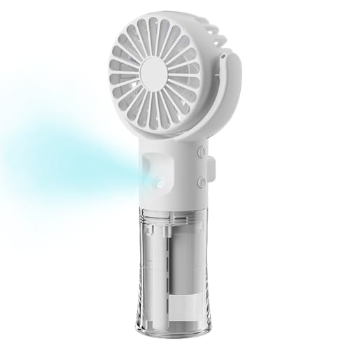 Tragbarer Sprühventilator | Handventilator Mit Wasserkühlung Und USB Ventilator | Mini 4 Geschwindigkeitsstufen Wassersprühventilator | Für Reisen Büro Zuhause Draußen Camping Tragbarer Sprühventilator | Handventilator Mit Wasserkühlung Und USB Ventilator | Mini 4 Geschwindigkeitsstufen Wassersprühventilator | Für Reisen Büro Zuhause Draußen Camping von Renchey