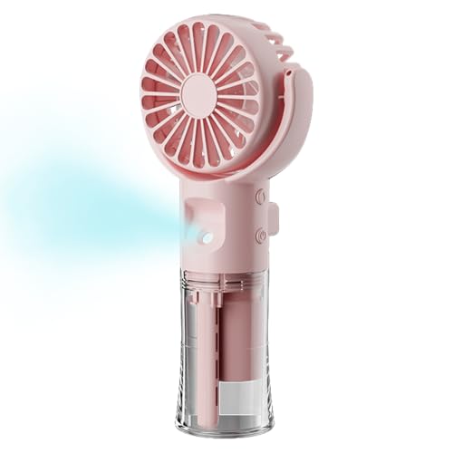 Tragbarer Sprühventilator | Handventilator Mit Wasserkühlung Und USB Ventilator | Mini 4 Geschwindigkeitsstufen Wassersprühventilator | Für Reisen Büro Zuhause Draußen Camping Tragbarer Sprühventilator | Handventilator Mit Wasserkühlung Und USB Ventilator | Mini 4 Geschwindigkeitsstufen Wassersprühventilator | Für Reisen Büro Zuhause Draußen Camping von Renchey