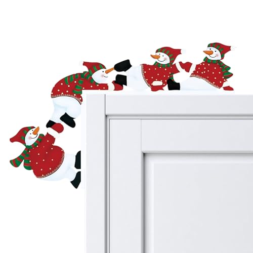 Weihnachtliche Türdekoration,Wandskulptur Aus Holz - Dekorativer Türsturz Weihnachtsschmuck - Für Schlafzimmer Wohnzimmer Kamin Fenster Wandschrank von Renchey