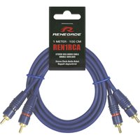 Ren1RCA Cinchkabel 1.00 m [2x Cinch-Stecker - 2x Cinch-Stecker] - Renegade von Renegade