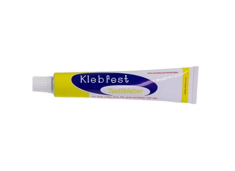 Renia Klebstoff Textilkleber Klebfest, 50gr, lösungsmittelfrei von Renia