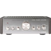Gebraucht] Renkforce E-SA9 Stereo-Verstärker Amplifier HiFi 2 x 12 w Silber Dunkel-Braun von Renkforce