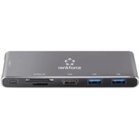Gebraucht] Renkforce Rf 4599772 Usb c Dockingstation Usb c Power Delivery Kartenleser 4 k B-Ware von Renkforce