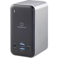 Renkforce - gebraucht] Usb c Notebook Dockingstation Universal Ladefunktion Ladeturm Laden878 B-Ware von Renkforce