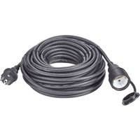 Renkforce 1373173 Strom Verlängerungskabel 16 A Schwarz 20.00 m H07RN-F 3G 1,5 mm² von Renkforce