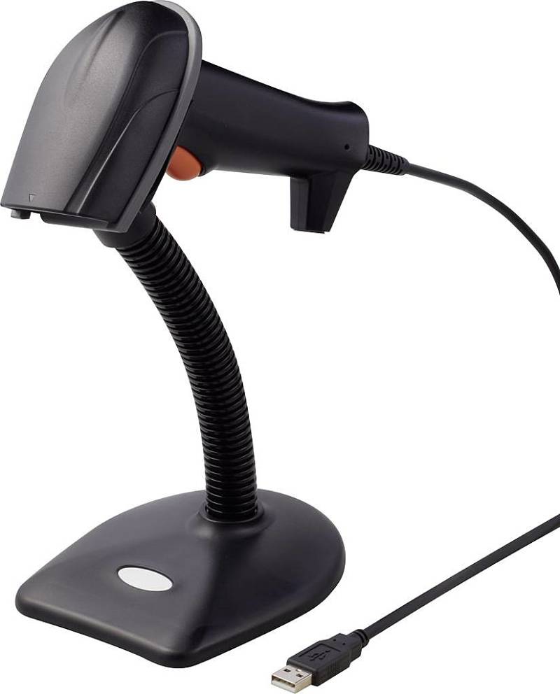Renkforce 2 D Barcode Scanner Kabelgebunden 1 D 2 D Laser Schwarz Hand Scanner Usb B-Ware von Renkforce