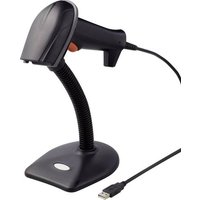 Renkforce 2D Barcode-Scanner Kabelgebunden 1D, 2D Laser Schwarz Hand-Scanner USB von Renkforce