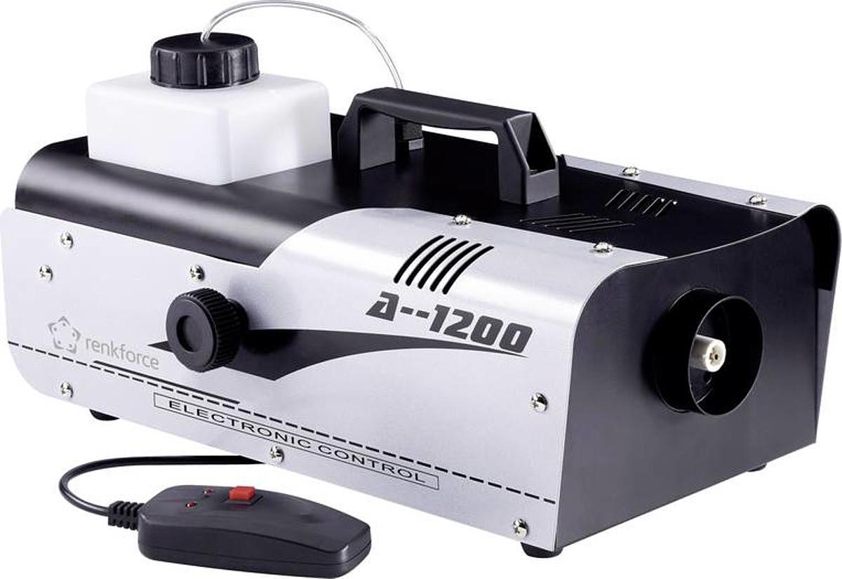 Renkforce A 1200 Nebelmaschine Nebel Inklusive Kabelfernbedienung Schwarz Silber B-Ware Renkforce A 1200 Nebelmaschine Nebel Inklusive Kabelfernbedienung Schwarz Silber B-Ware von Renkforce