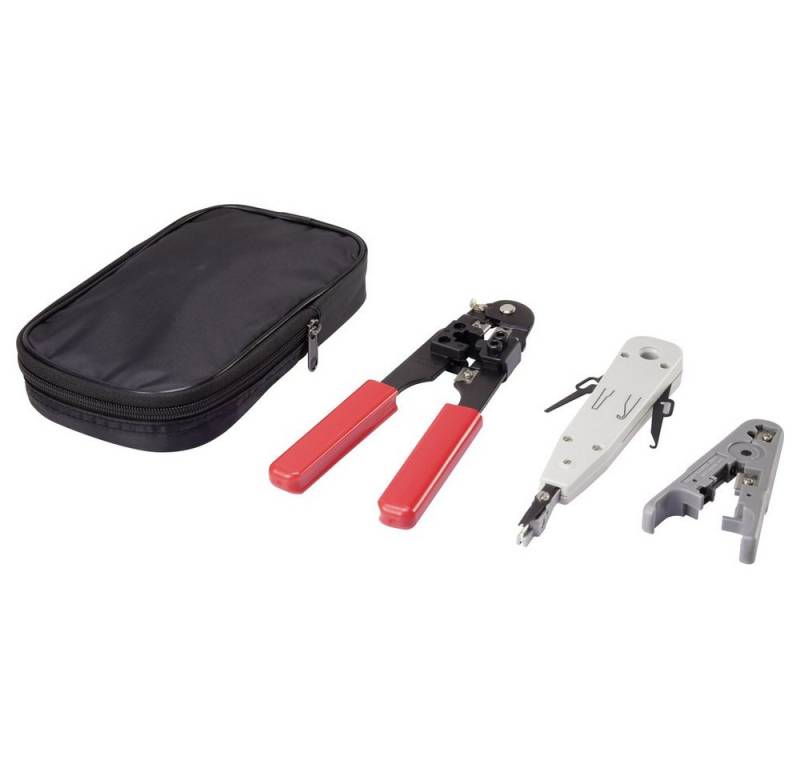 Renkforce Crimpzange Renkforce RF-5047524 Netzwerk Werkzeug-Set von Renkforce