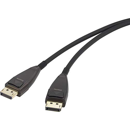 Renkforce DisplayPort Anschlusskabel DisplayPort Stecker, DisplayPort Stecker 20.00 m Schwarz RF-3770962 vergoldete Ste von Renkforce