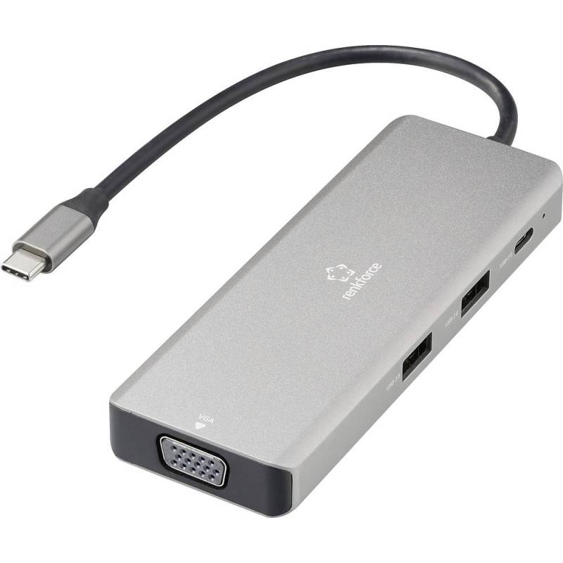Renkforce Dockingstation Usb C Rf Dks 906 Universal 8 K Pc Zubehör Laptop Zubehör B-Ware von Renkforce