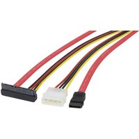 Renkforce Festplatten Anschlusskabel [1x SATA-Buchse 7pol., IDE-Strom-Stecker 4pol. - 1x SATA-Kombi- von Renkforce