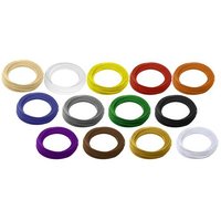 Renkforce Filament-Paket ABS 2.85mm Natur, Schwarz, Weiß, Rot, Gelb, Blau, Grün, Orange, Grau, Pur von Renkforce