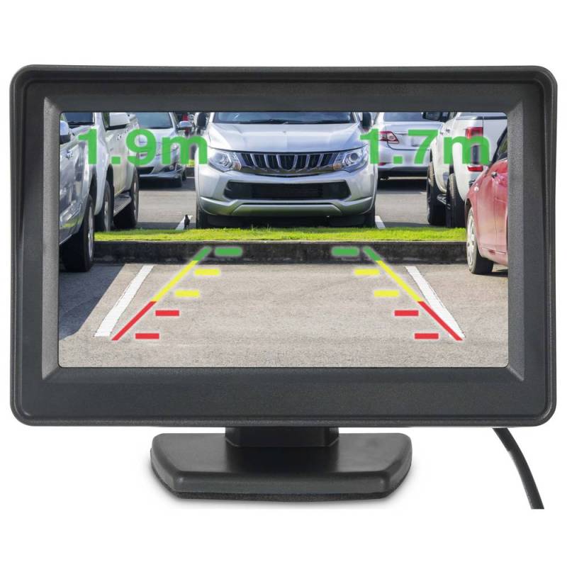 Renkforce Funk Rückfahrvideosystem Kamera Abstandshilfslinien Kennzeichenhalter B-Ware von Renkforce