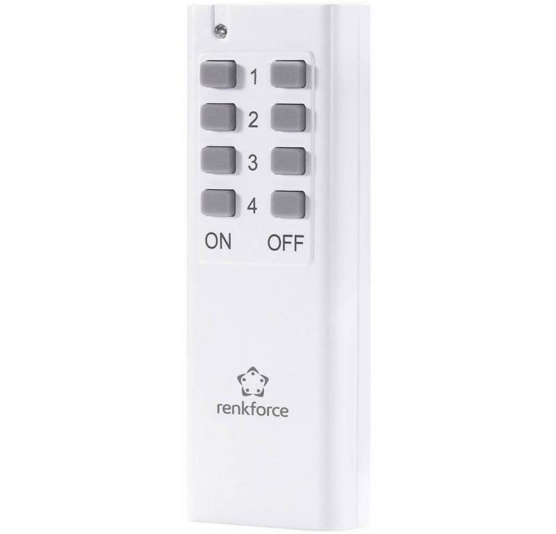Renkforce Funksteckdose Zusatz-Fernbedienung 433 MHz von Renkforce