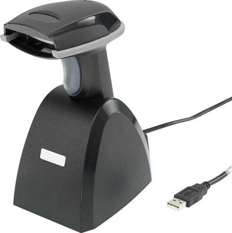 Renkforce Ls6300 Bu Usb Kit Barcode Scanner Hand Scanner Bluetooth Laser Schwarz B-Ware von Renkforce