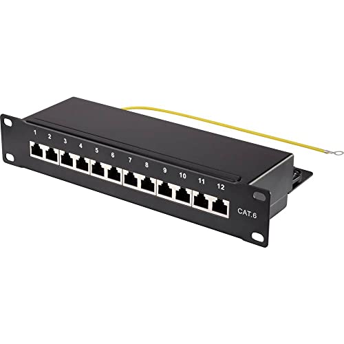 Renkforce Netzwerk-Patchpanel 254 mm (10) CAT 6 1 HE Bestückt von Renkforce