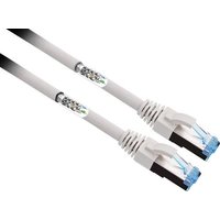 Renkforce RF-4732886 RJ45 Netzwerkkabel, Patchkabel CAT 6a S/FTP 2.00m Grau hochflexibel, vergoldete von Renkforce