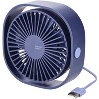 Renkforce RF-USBF-401-BL USB-Ventilator Höhenverstellbar (B x H x T) 123 x 123 x 50mm von Renkforce