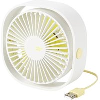 Renkforce RF-USBF-401-WH USB-Ventilator Höhenverstellbar (B x H x T) 123 x 123 x 50mm von Renkforce