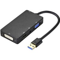 Renkforce Externe Grafikkarte USB 3.2 Gen 1 HDMI®, DVI, VGA Renkforce Externe Grafikkarte USB 3.2 Gen 1 HDMI®, DVI, VGA von Renkforce