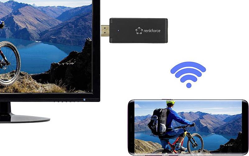 Renkforce Renk Cast 3 Hdmi Streaming Stick Air Play Miracast Dlna Externe Ante149 B-Ware von Renkforce