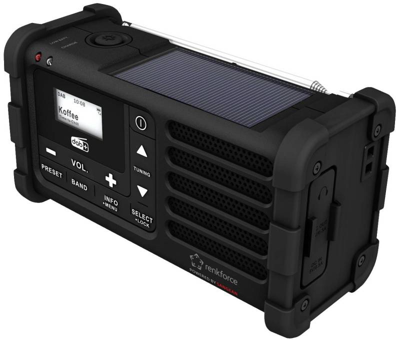 Renkforce Rf Dab Mmr88 Outdoorradio Ukw Notfallradio Usb Handkurbel Solarpanel B-Ware von Renkforce