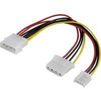 Renkforce Strom Verlängerungskabel [1x IDE-Strom-Stecker 4pol. - 1x IDE-Strom-Buchse 4pol., Floppy- von Renkforce