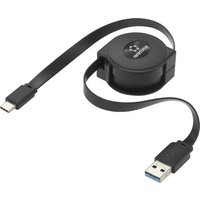 Renkforce USB-Kabel USB 3.2 Gen1 (USB 3.0 / USB 3.1 Gen1) USB-C® Stecker, USB-A Stecker 0.80m Schwa Renkforce USB-Kabel USB 3.2 Gen1 (USB 3.0 / USB 3.1 Gen1) USB-C® Stecker, USB-A Stecker 0.80m Schwa von Renkforce