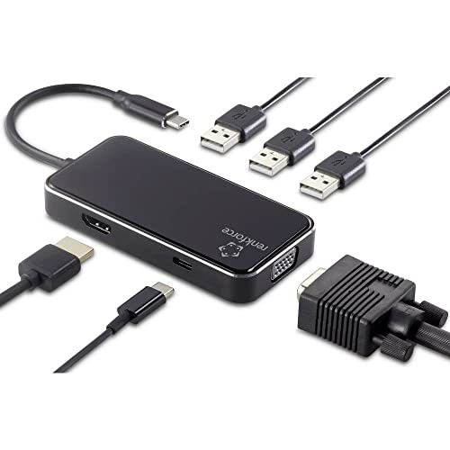 Renkforce USB-C® Notebook Dockingstation RF-HUB-230 Passend für Marke: Universal USB-C® Power Delivery von Renkforce