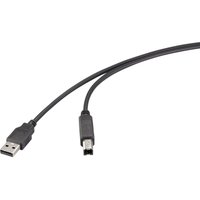 Renkforce USB-Kabel USB 2.0 USB-A Stecker 1.00 m Schwarz RF-6830426 Renkforce USB-Kabel USB 2.0 USB-A Stecker 1.00 m Schwarz RF-6830426 von Renkforce