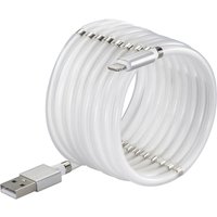 Renkforce - USB-Kabel usb 2.0 usb-a Stecker, Apple Lightning Stecker 1.00 m Weiß TO-6897012 von Renkforce