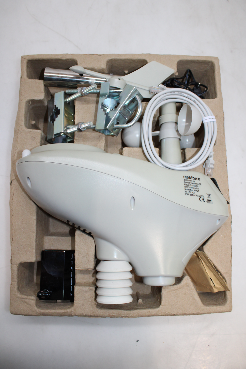 Renkforce Wh2600 Funk Wetterstation Wettermessgerät Defektware D-Ware Renkforce Wh2600 Funk Wetterstation Wettermessgerät Defektware D-Ware von Renkforce