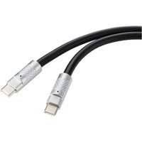 Renkforce - usb-c® Kabel usb 2.0 usb-c® Stecker, usb-c® Stecker 0.50 m Schwarz RF-6056870 von Renkforce